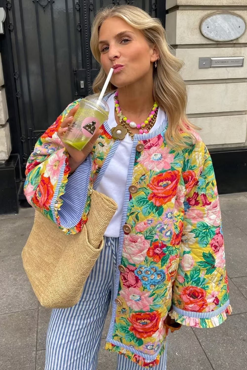 Floral Puffer Jackets