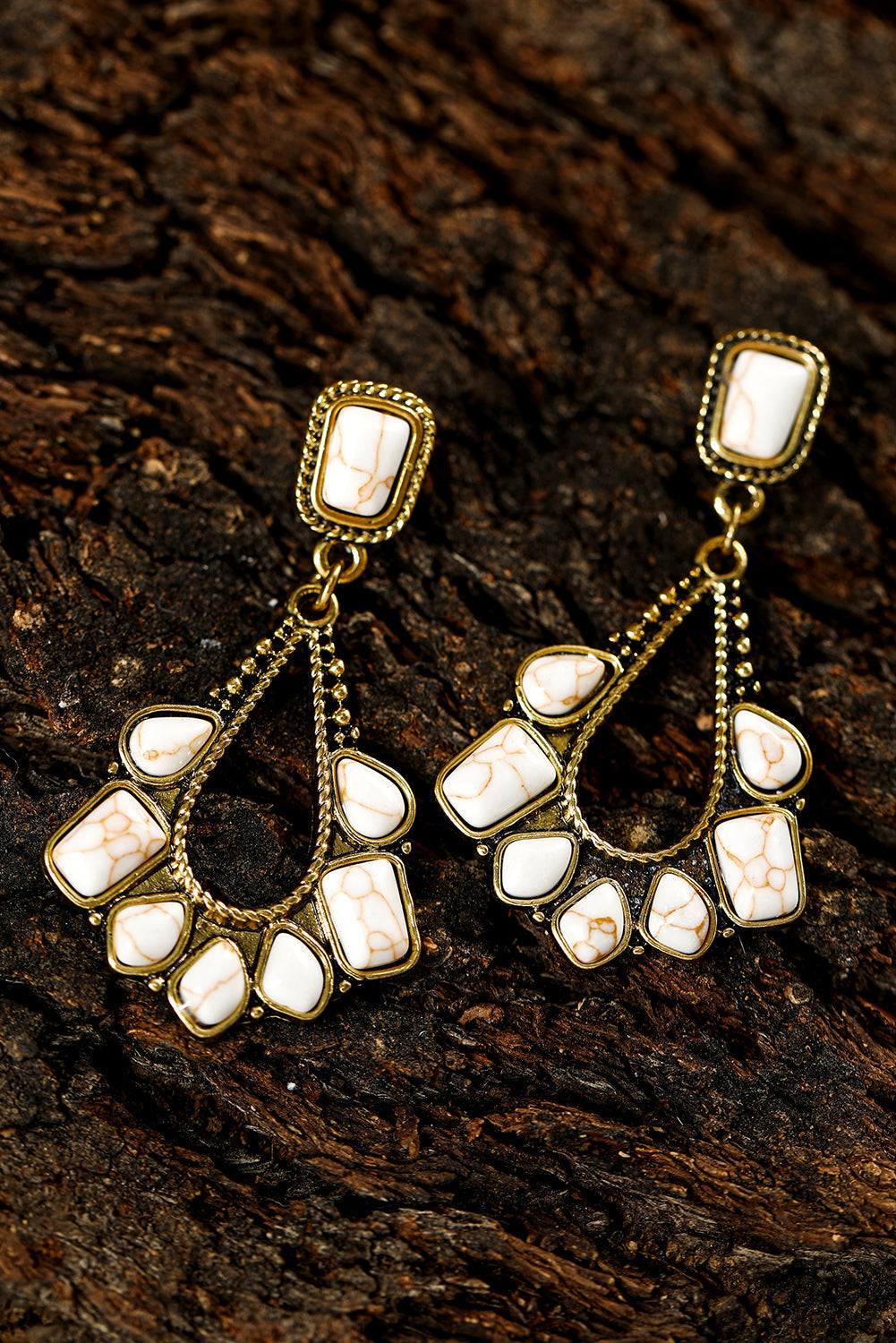 White Turquoise Dangle Accessories