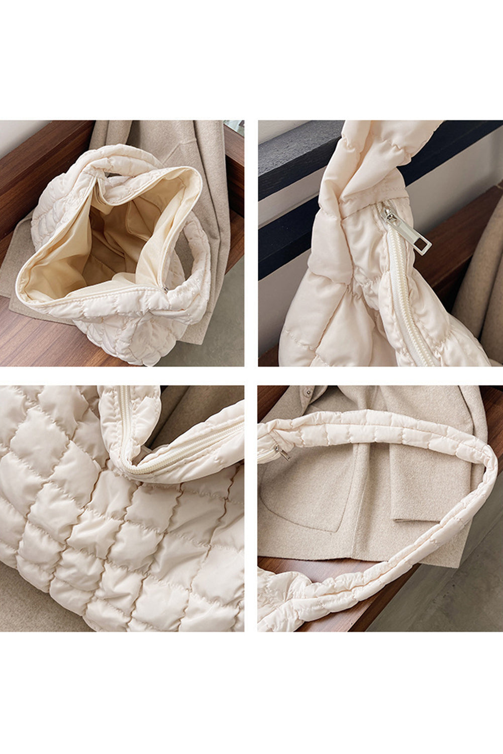 Light French Beige Shoulder Bag