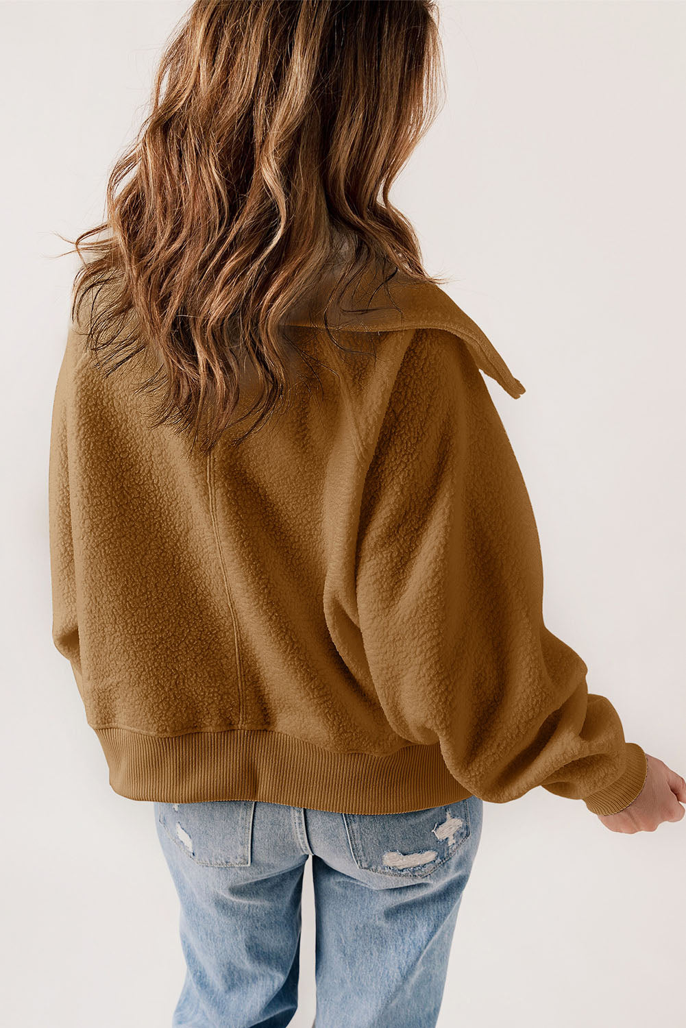 Brown Fleece Jacket