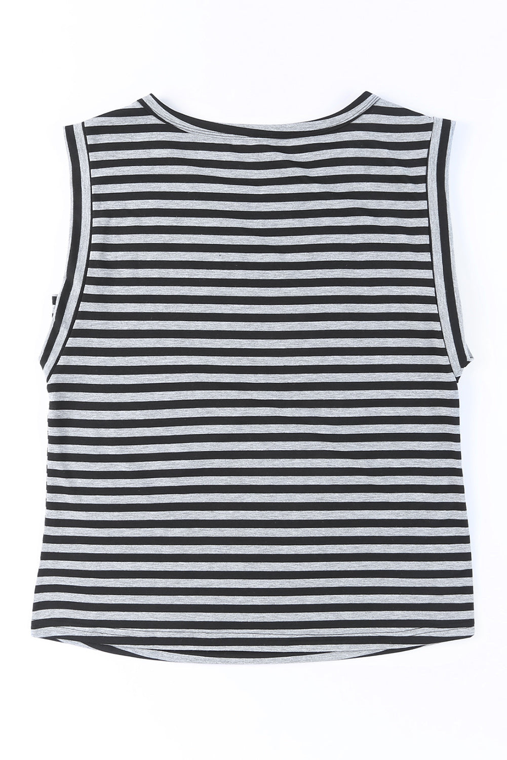 Black Striped Summer Top