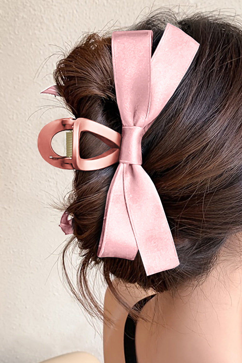 Multi Color Ribbon Bow Decor Hair Clip