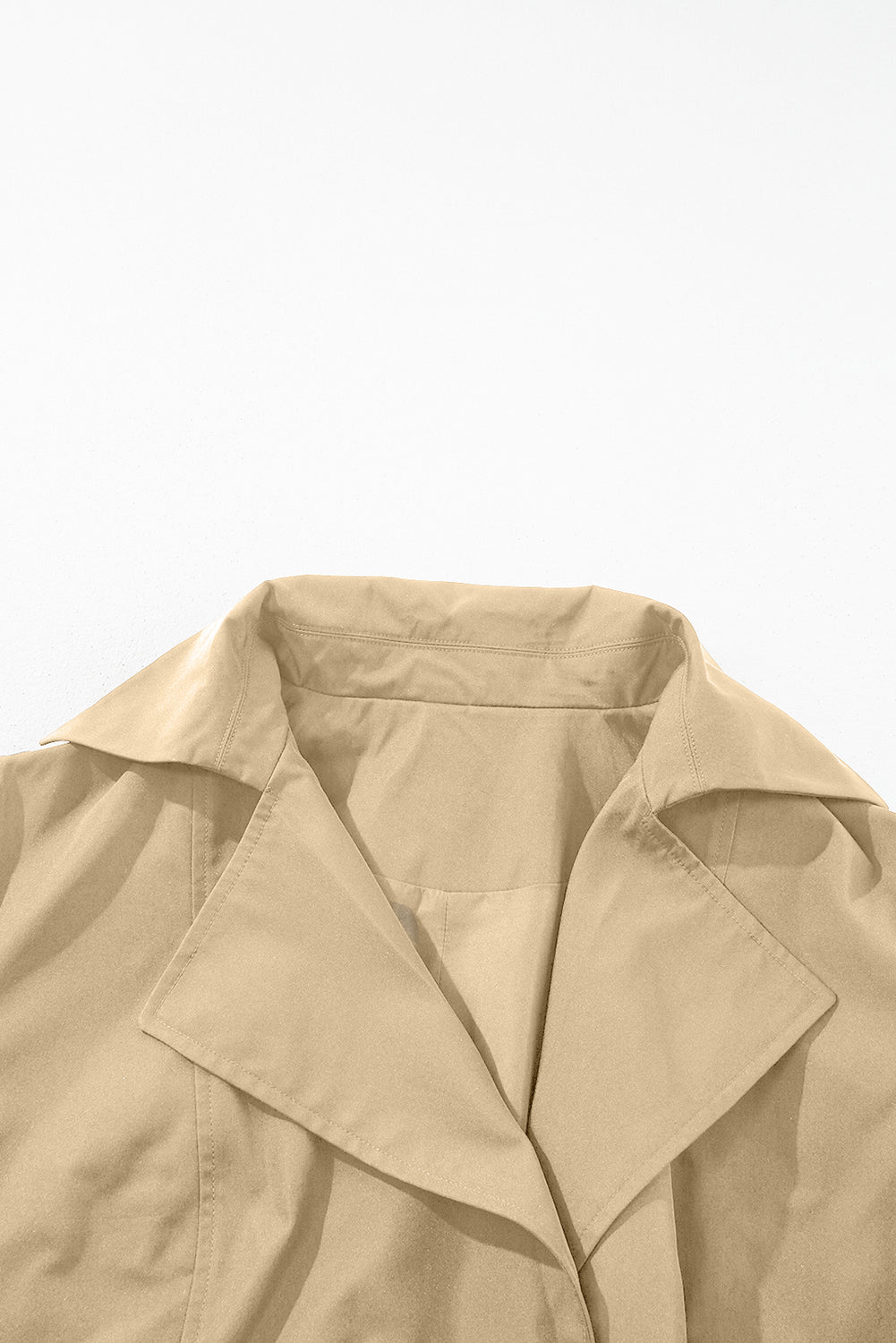 Pale Khaki Trenchcoat