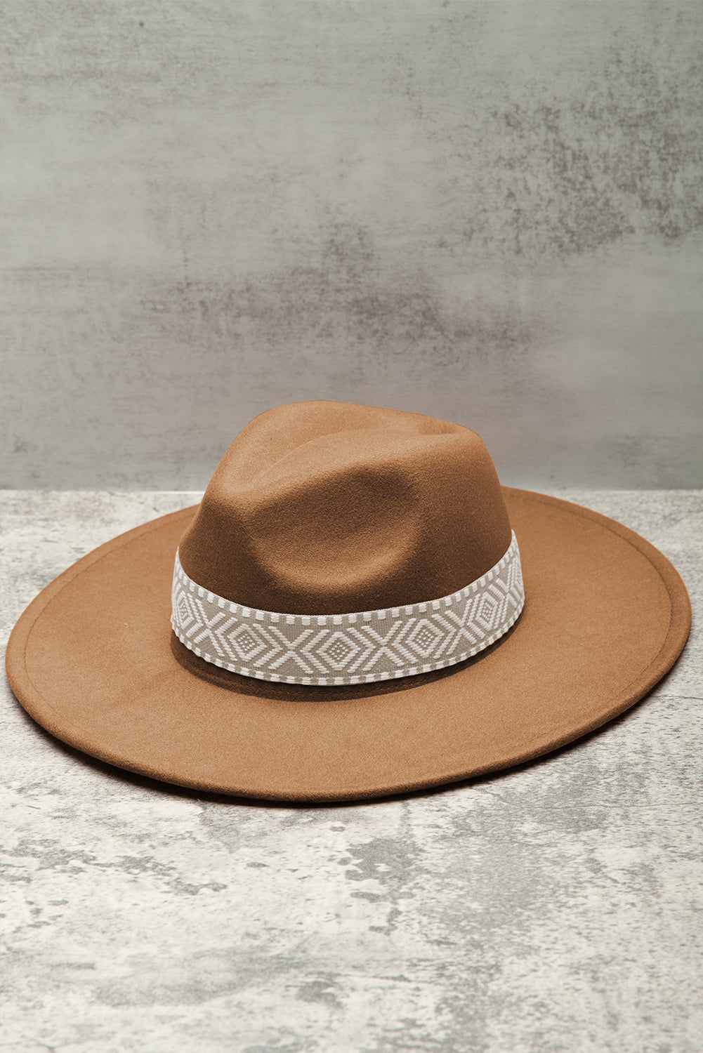 Brown Western Cowboy Woven Hat