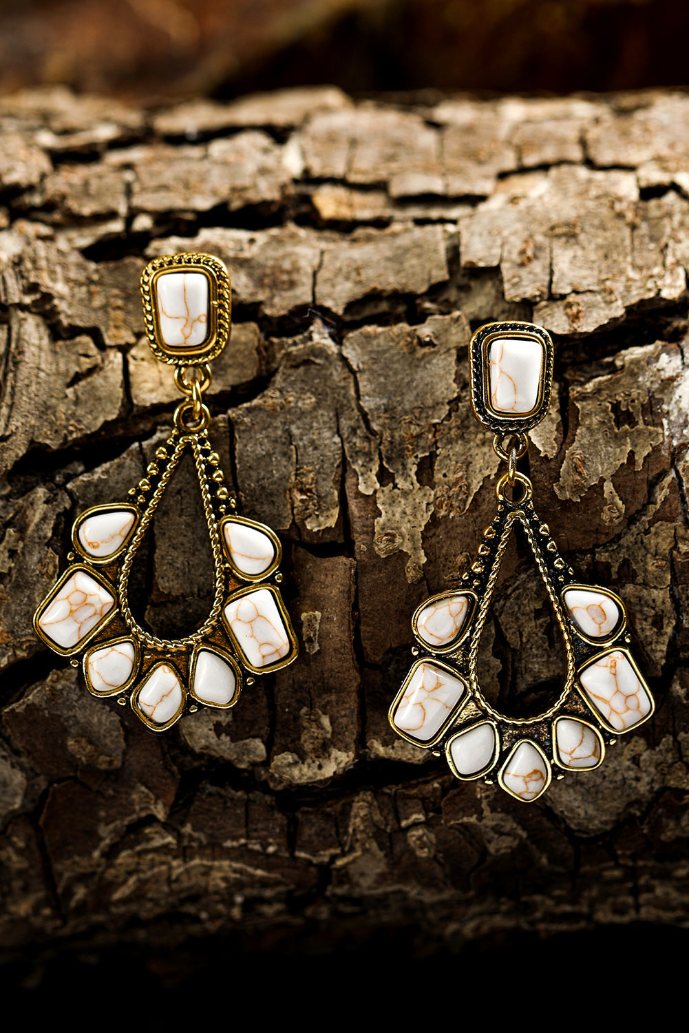 White Turquoise Dangle Accessories