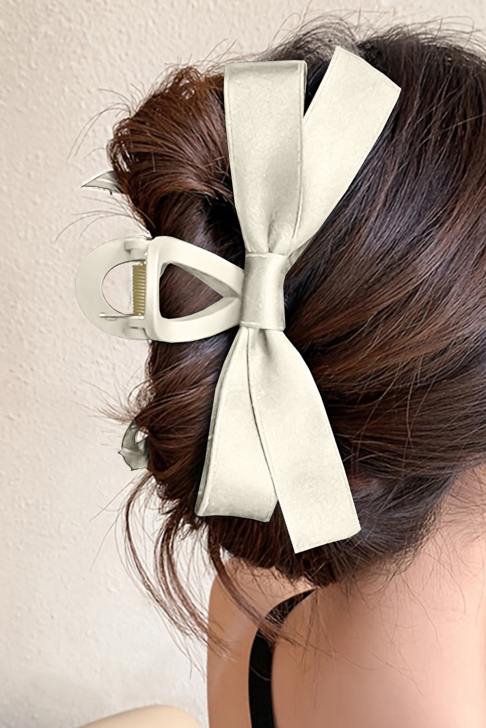 Multi Color Ribbon Bow Decor Hair Clip