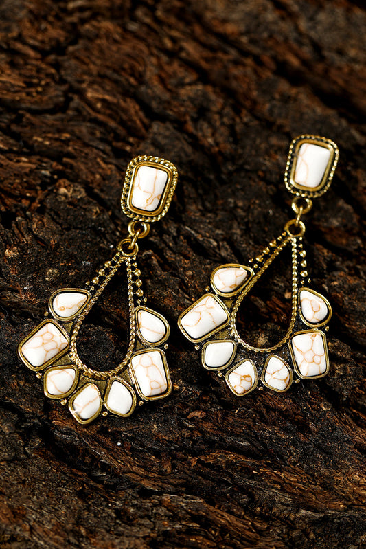 White Turquoise Dangle Accessories