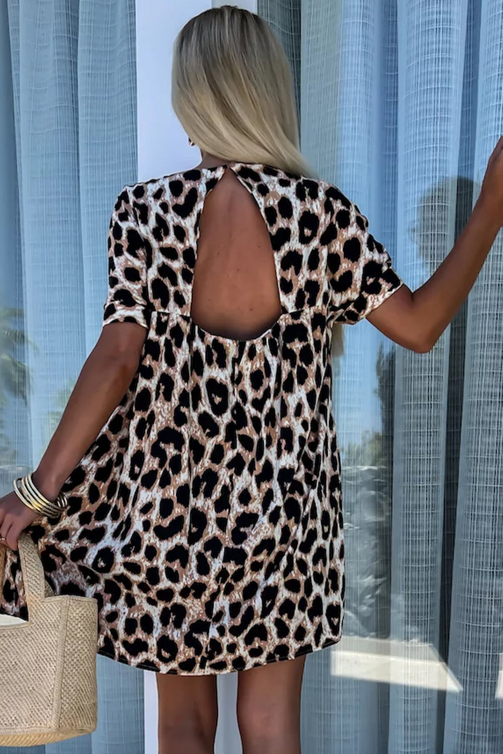 Kleid mit Pantherprint