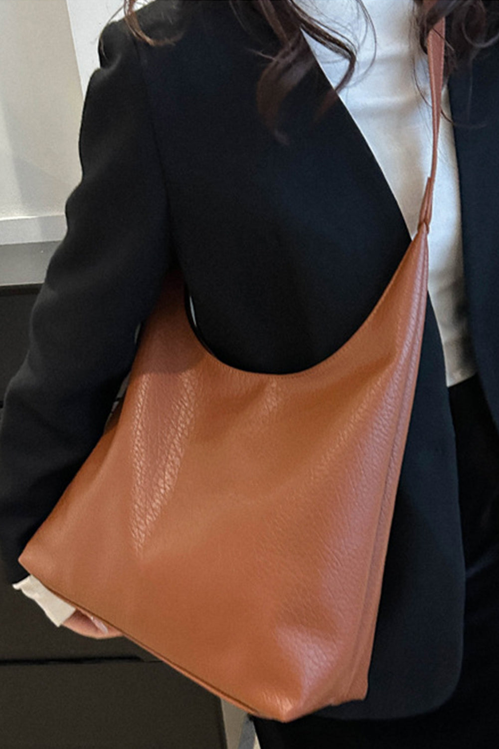 Coffee Leather Bag