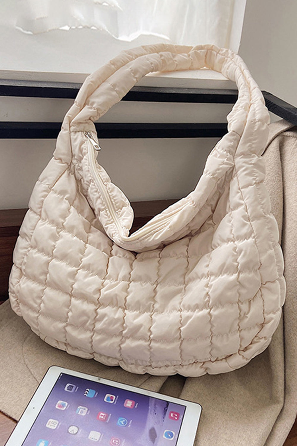 Light French Beige Shoulder Bag