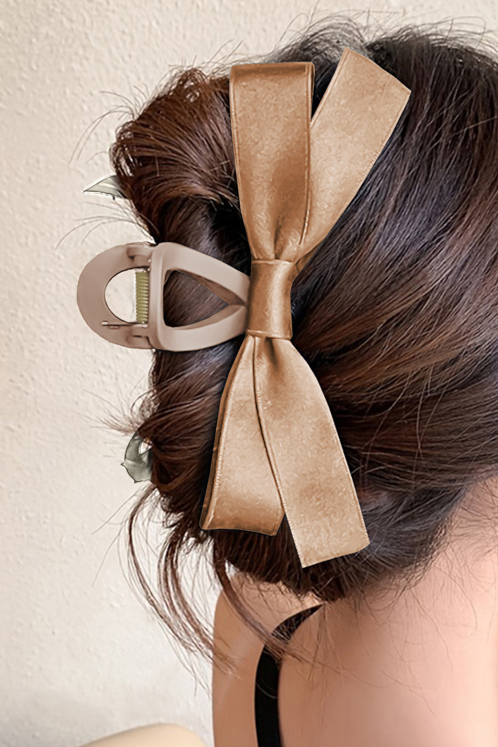 Multi Color Ribbon Bow Decor Hair Clip