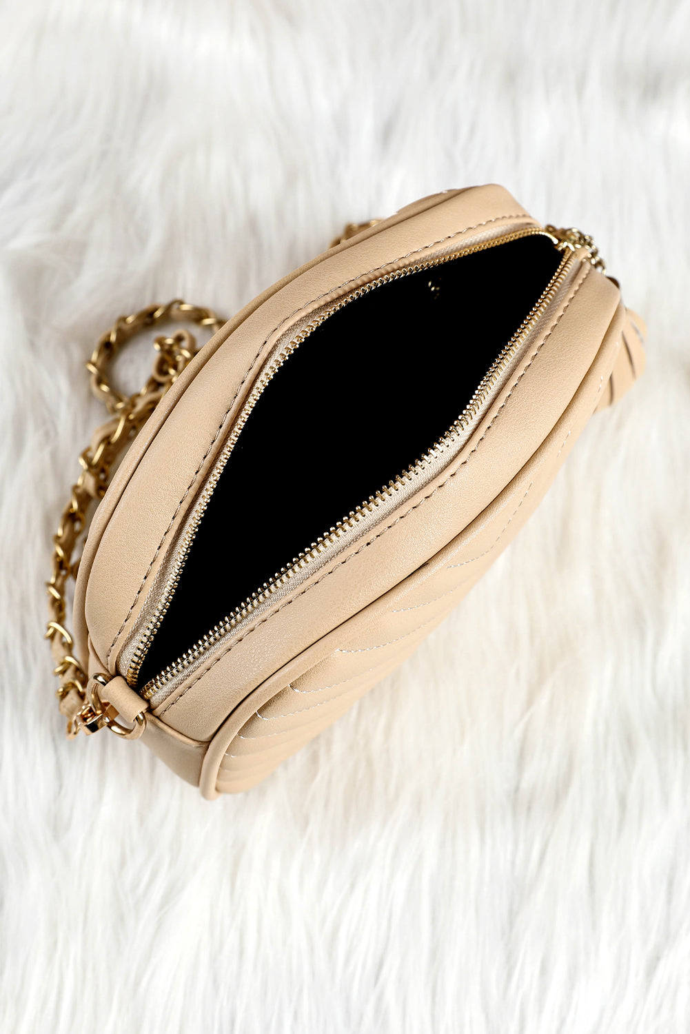 Leather Chain Strap Shoulder Bag