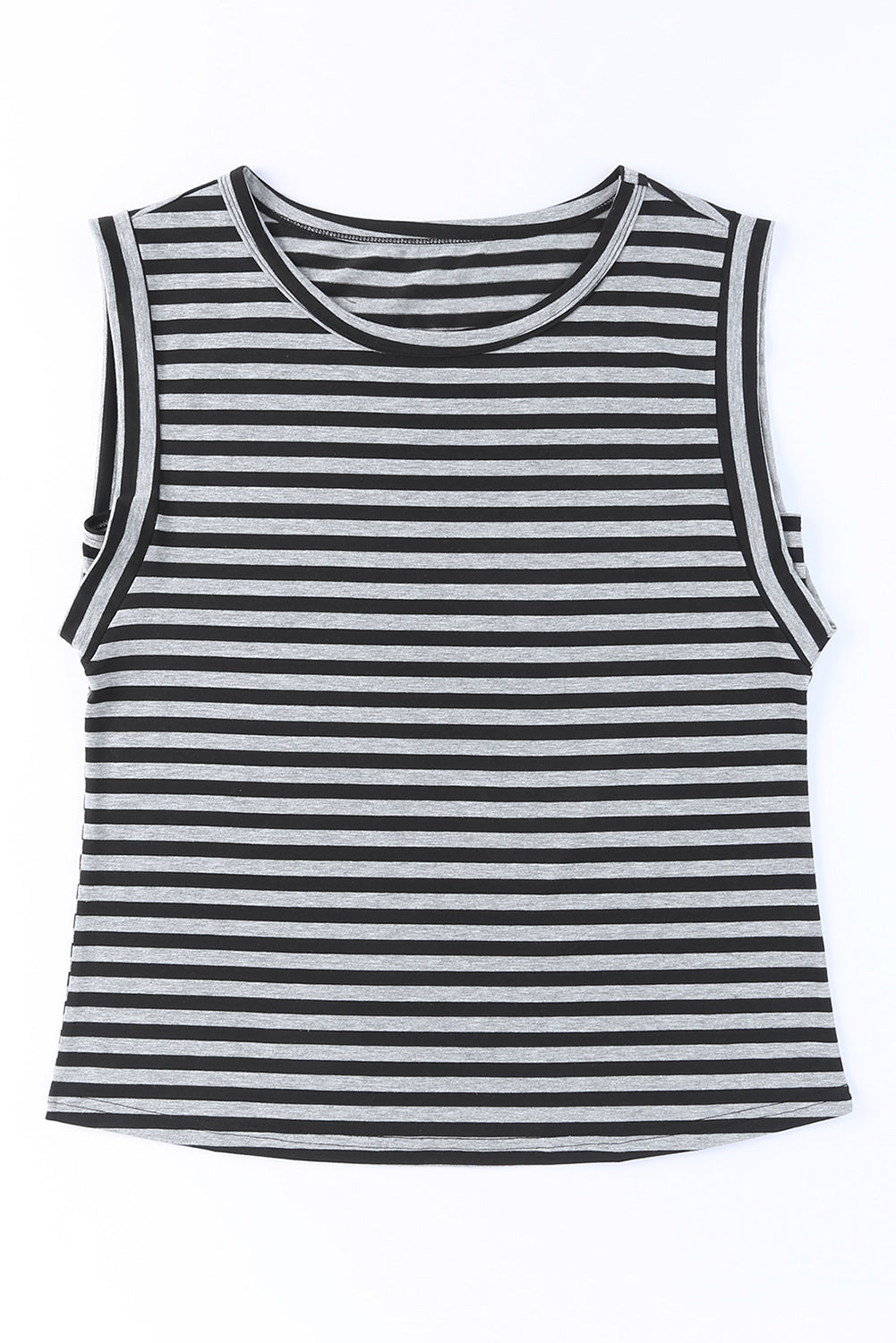 Black Striped Summer Top