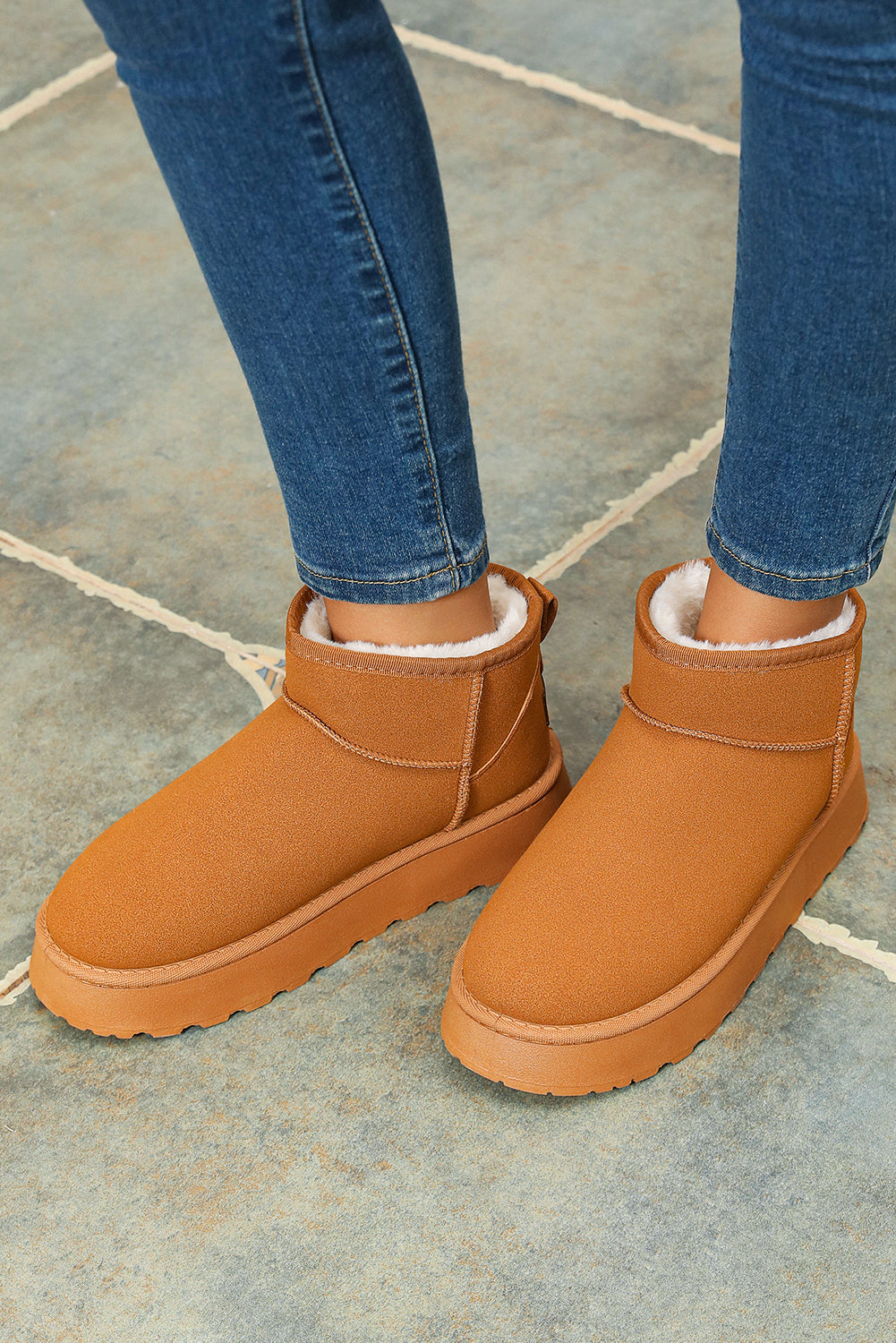 Suede Ankle Snow Schoenen