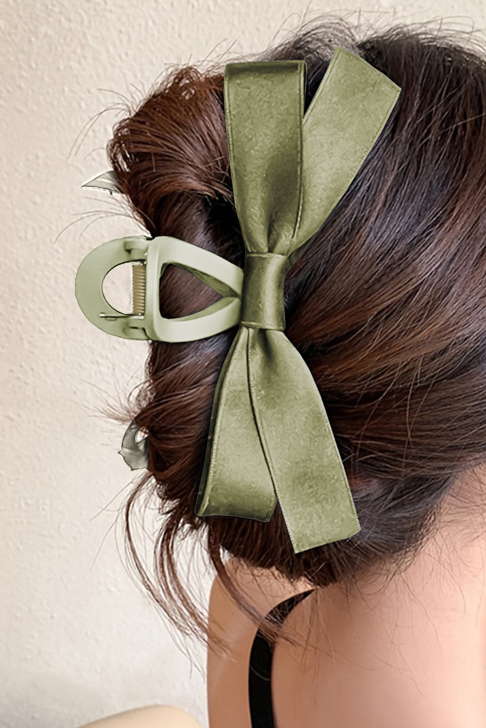 Multi Color Ribbon Bow Decor Hair Clip