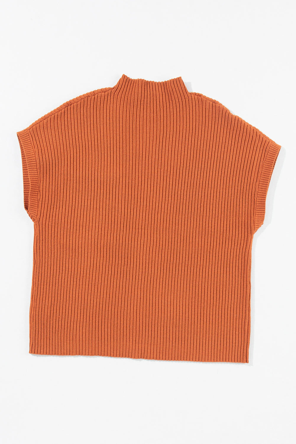 Ribbed Knit Short Sleeve Sweater in diffrent colors