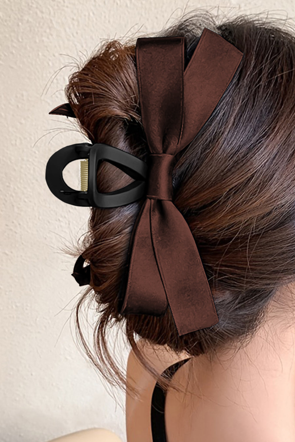 Multi Color Ribbon Bow Decor Hair Clip