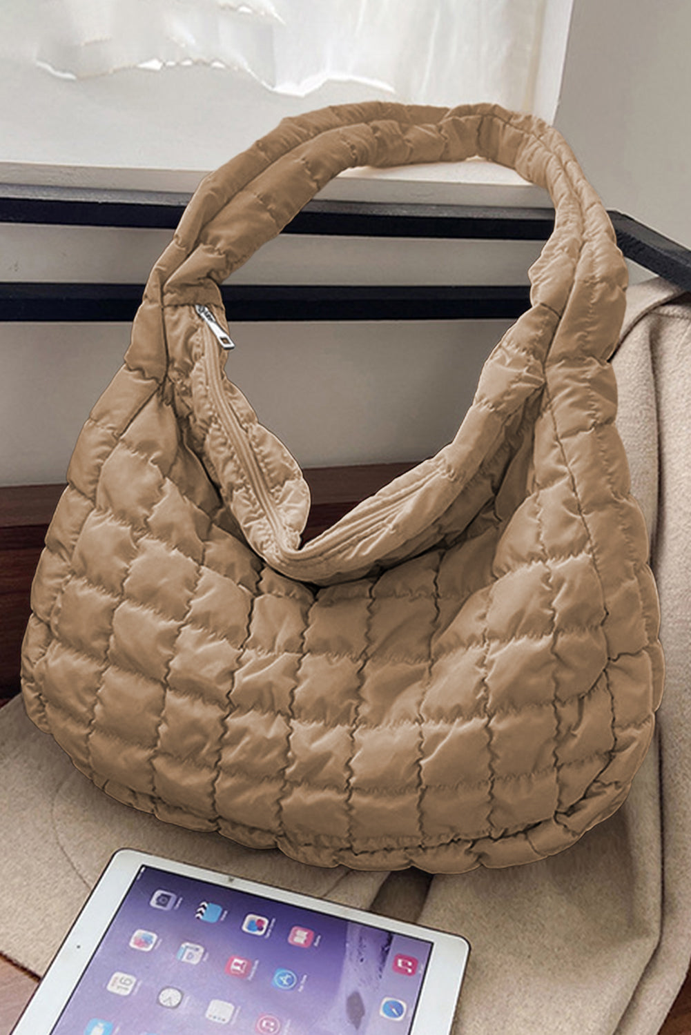 Light French Beige Shoulder Bag